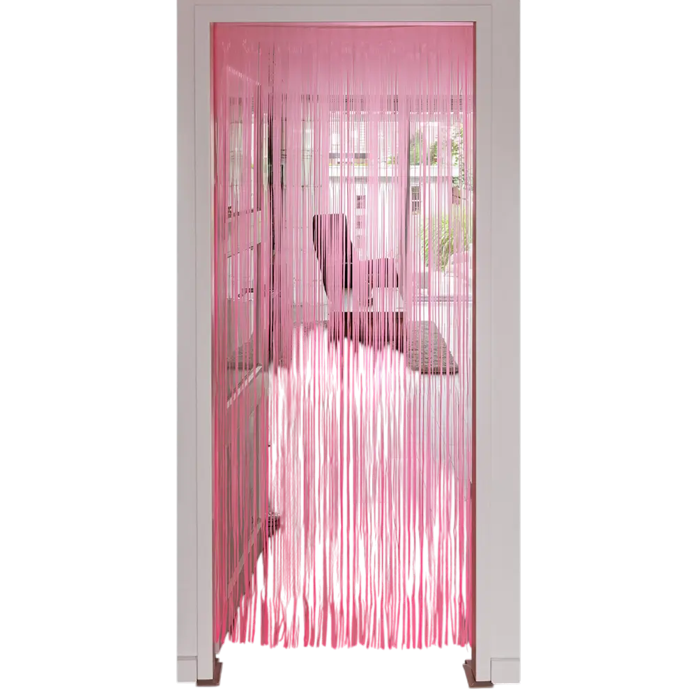 Cortina de aluminio rosa fluo 200x100cm