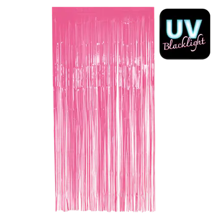 Cortina de aluminio rosa fluo 200x100cm