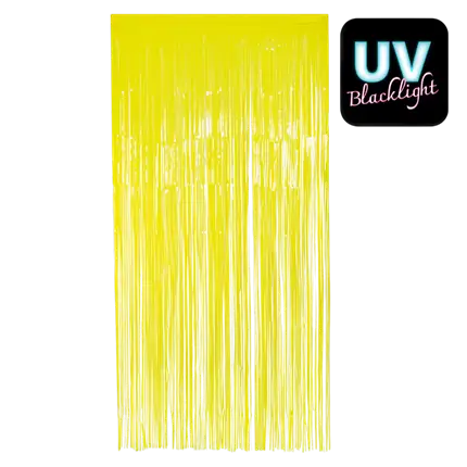 Cortina de aluminio amarillo fluo 200x100cm