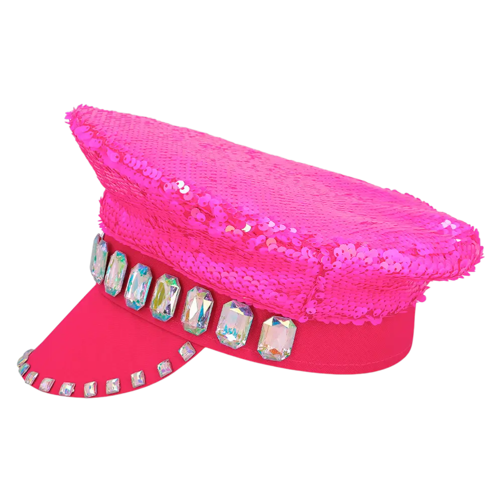 Gorra rosa caramelo