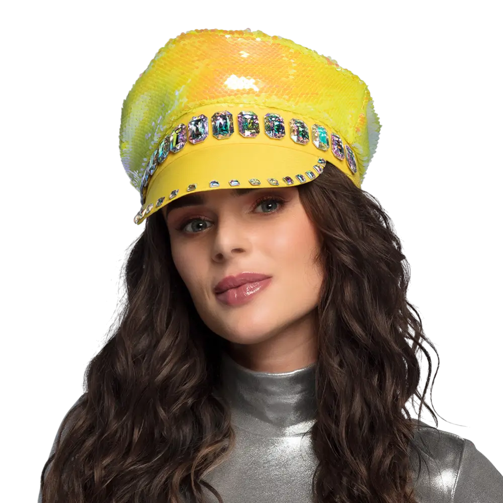 Gorro amarillo caramelo