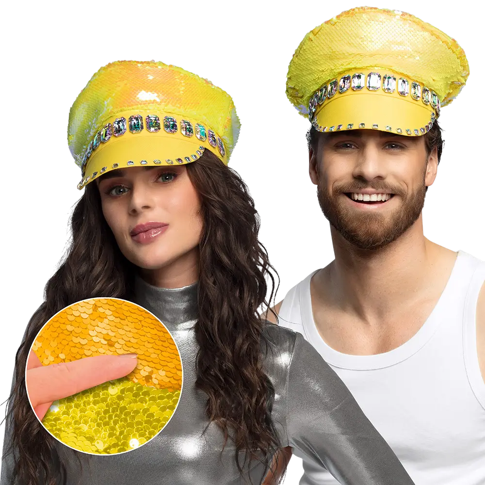 Gorro amarillo caramelo