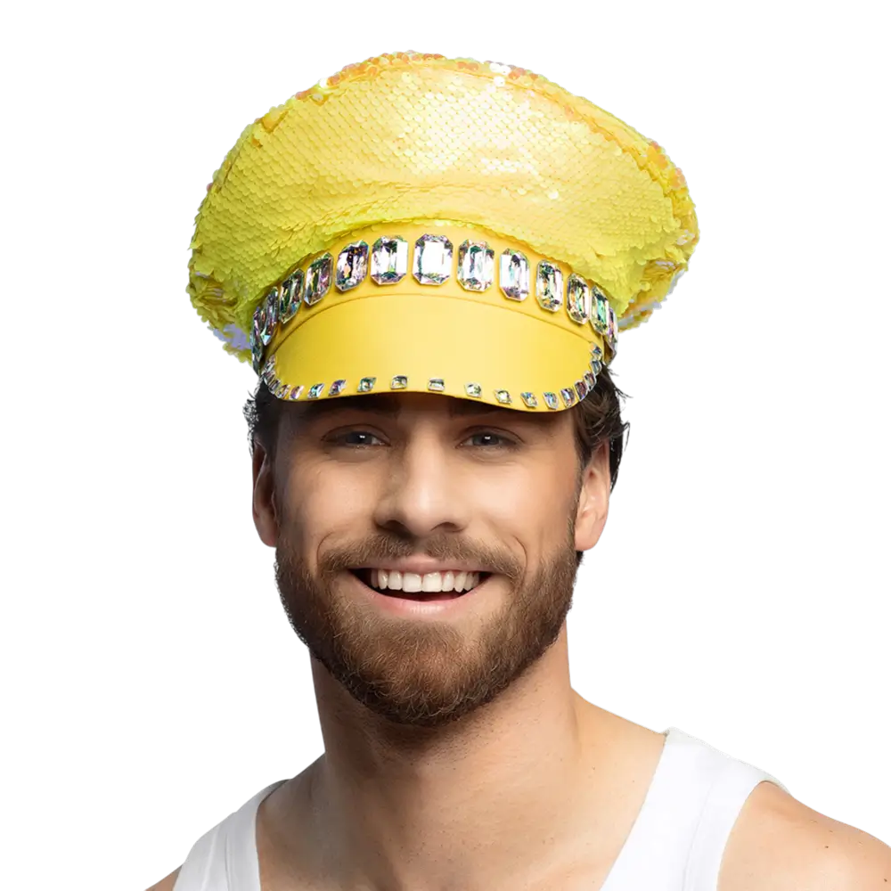 Gorro amarillo caramelo