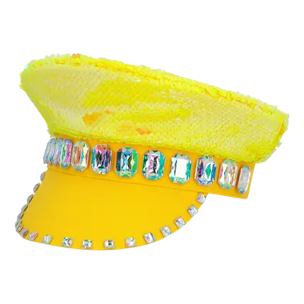Gorro amarillo caramelo