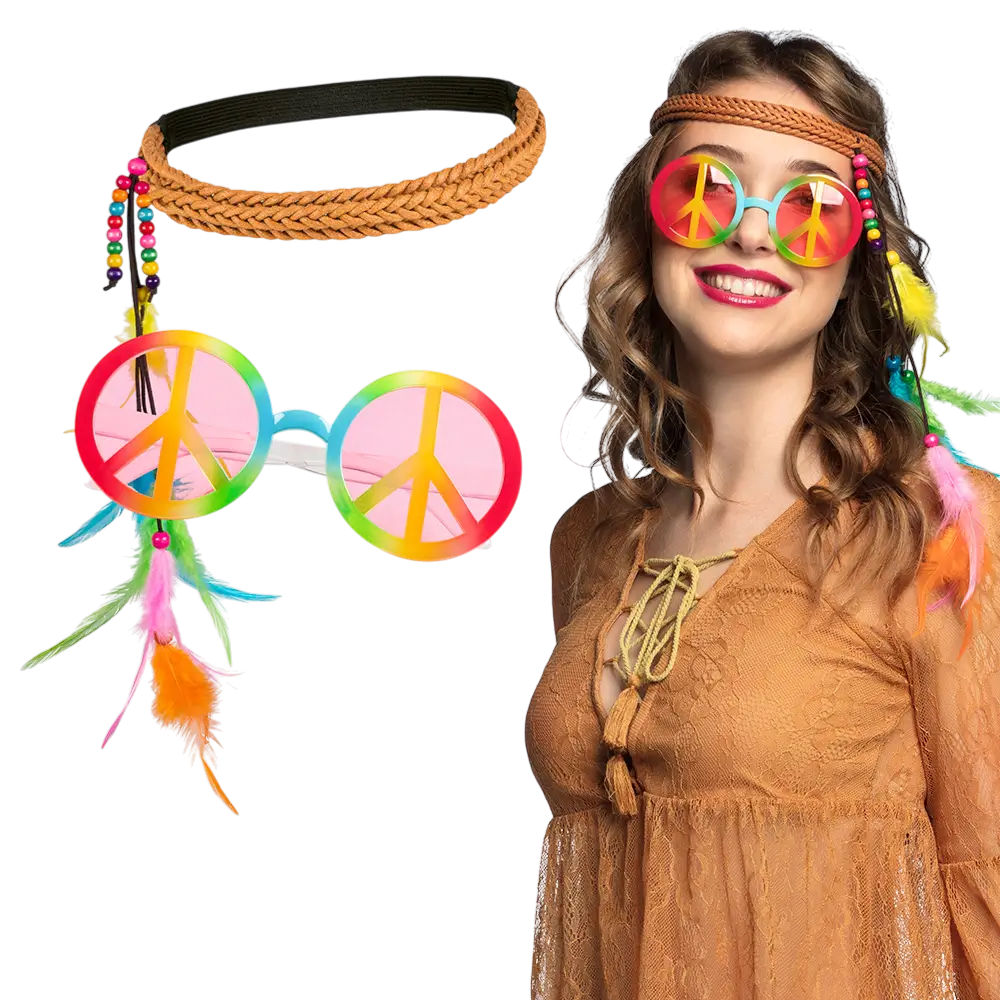 Conjunto bohemio hippie