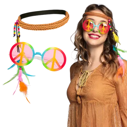 Conjunto bohemio hippie