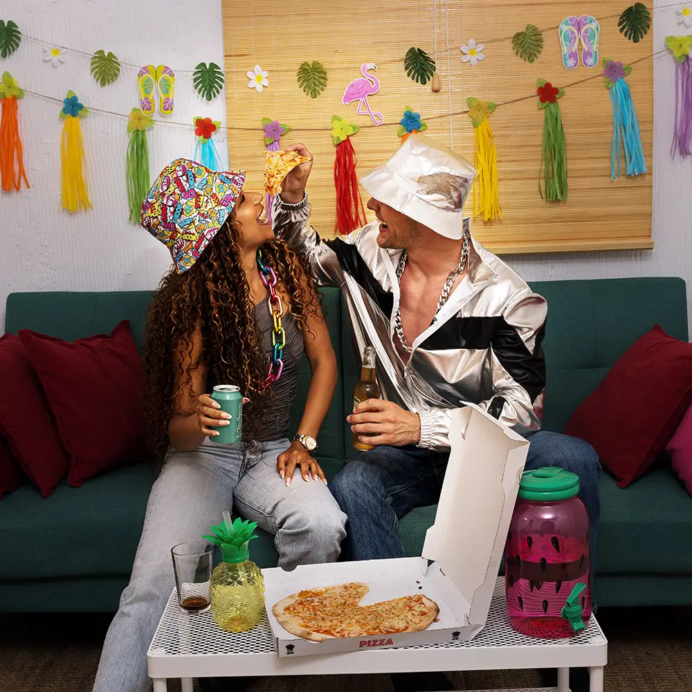 Cadena de eslabones arco iris