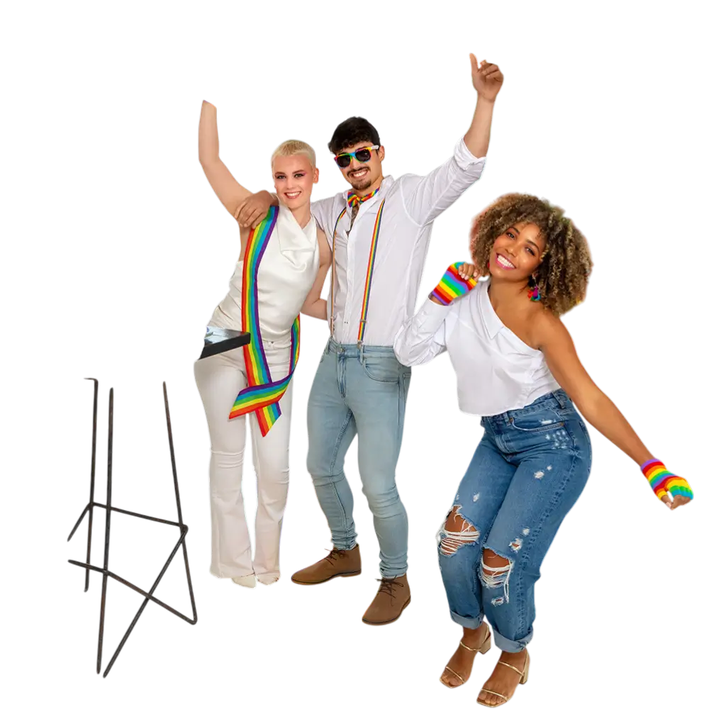 Alfombra arco iris (450 x 60 cm)