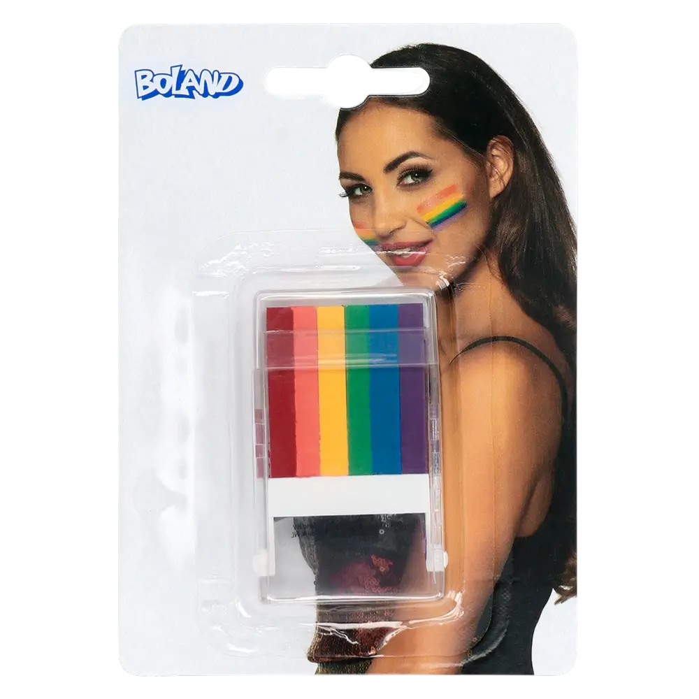 Barra de maquillaje arco iris