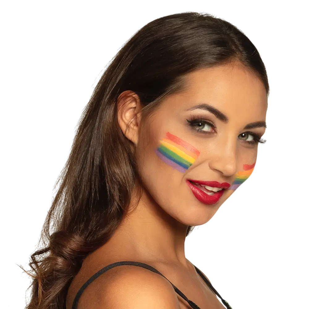 Barra de maquillaje arco iris