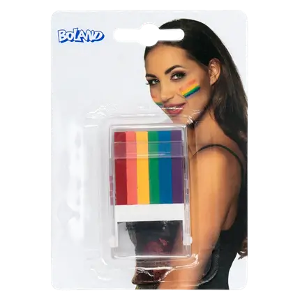 Barra de maquillaje arco iris