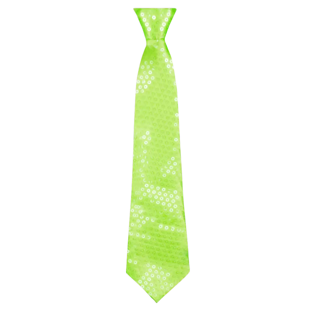 Corbata de lentejuelas a juego