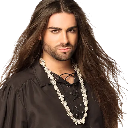 Collar de huesos de calavera