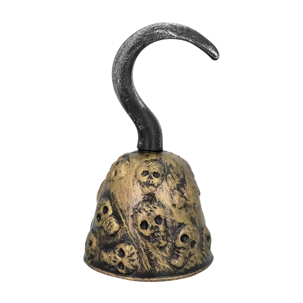 Calaveras piratas de ganchillo