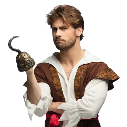 Calaveras piratas de ganchillo