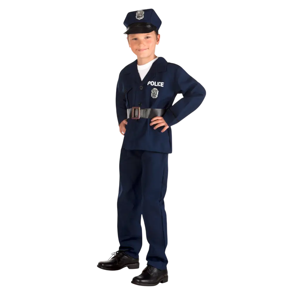  Disfraz de policía (7-9 años)