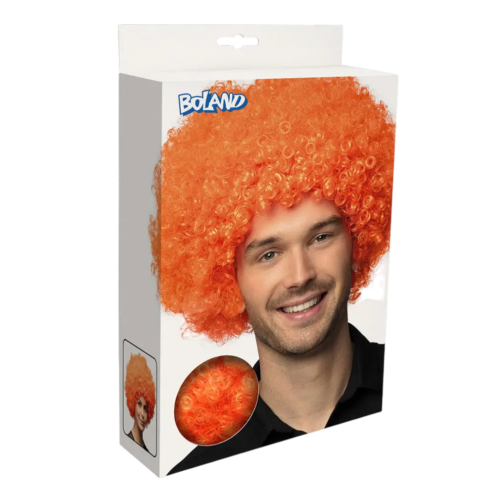 Peluca naranja Groove
