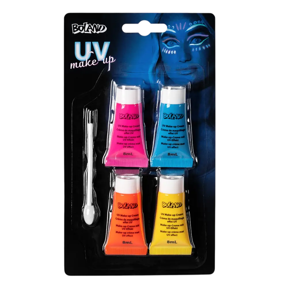 Set de maquillaje UV neón
