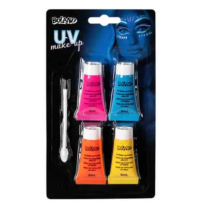 Set de maquillaje UV neón