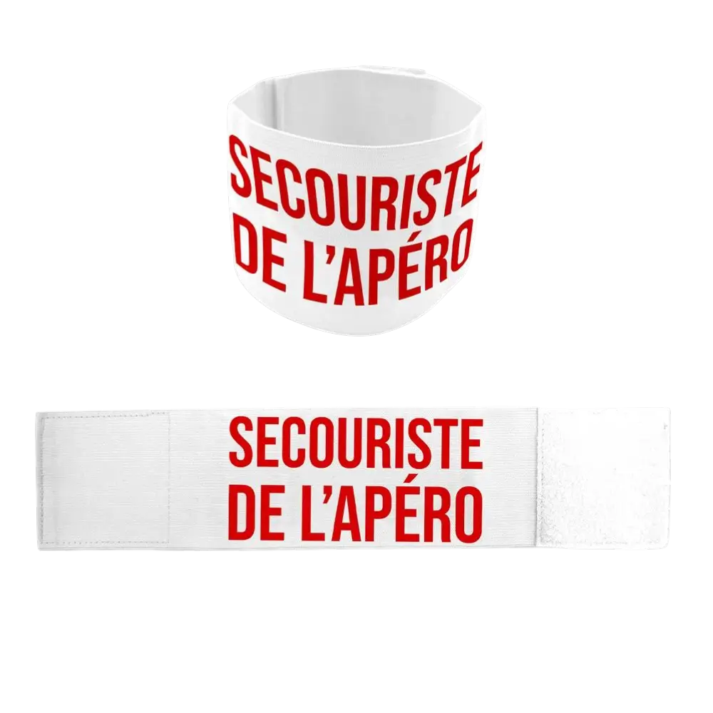 Brazalete "Secouriste de l'Apéro" Aperitivo - Accesorio de noche y EVG