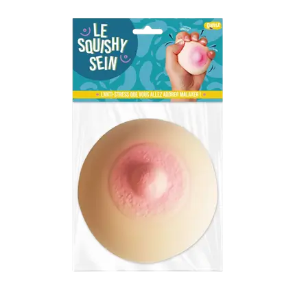 Pelota antiestrés para el pecho Dudule - Gadget humorístico e insólito