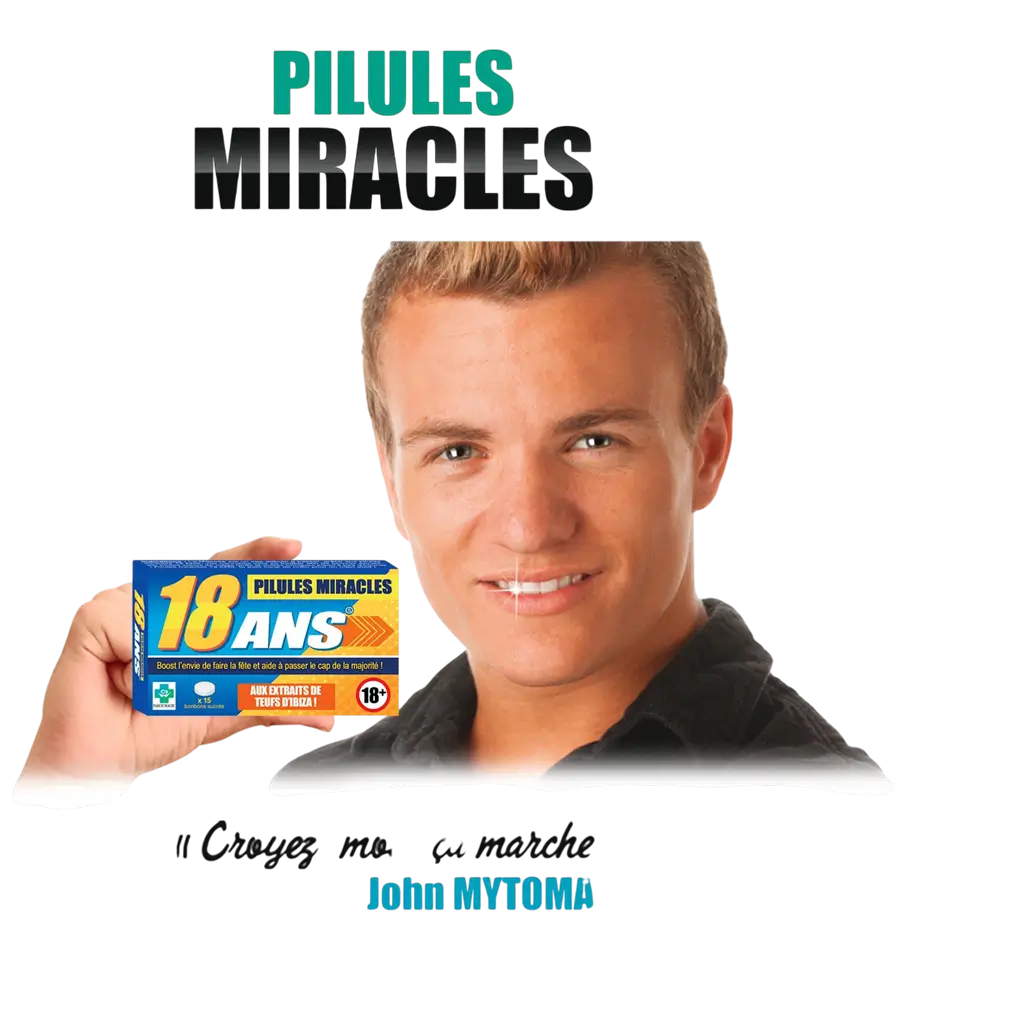 Píldoras milagrosas para jóvenes de 18 años - Idea de regalo de cumpleaños para la mayoría