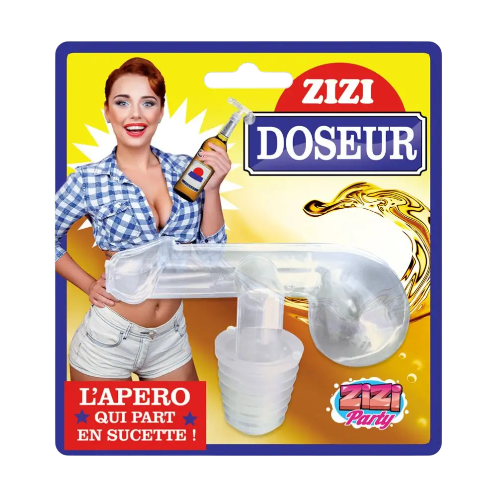 Dispensador Zizi - Original vertedor de alcohol para fiestas y EVGs