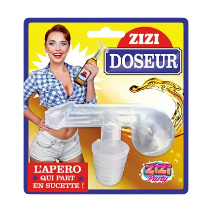 Dispensador Zizi - Original vertedor de alcohol para fiestas y EVGs