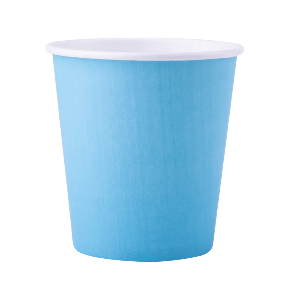 Vasos de Cartón 20 cl Azul Pastel – Vasos Desechables para Fiesta