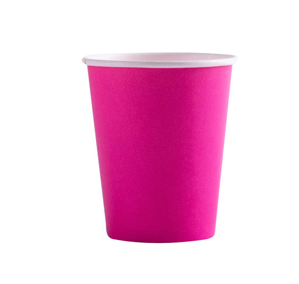 Vasos de Cartón 20 cl Fucsia – Vasos Desechables para Fiesta