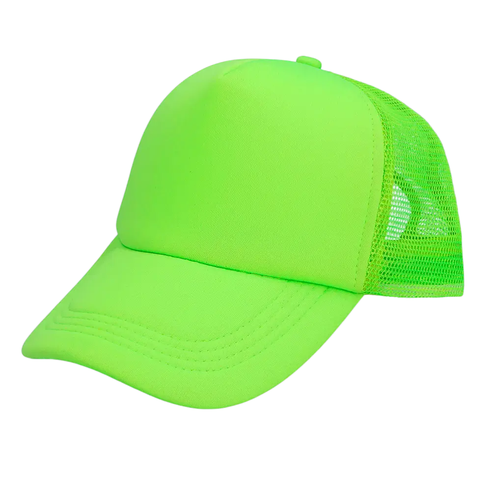 Gorra fluorescente para fiestas y disfraces - Verde fluorescente