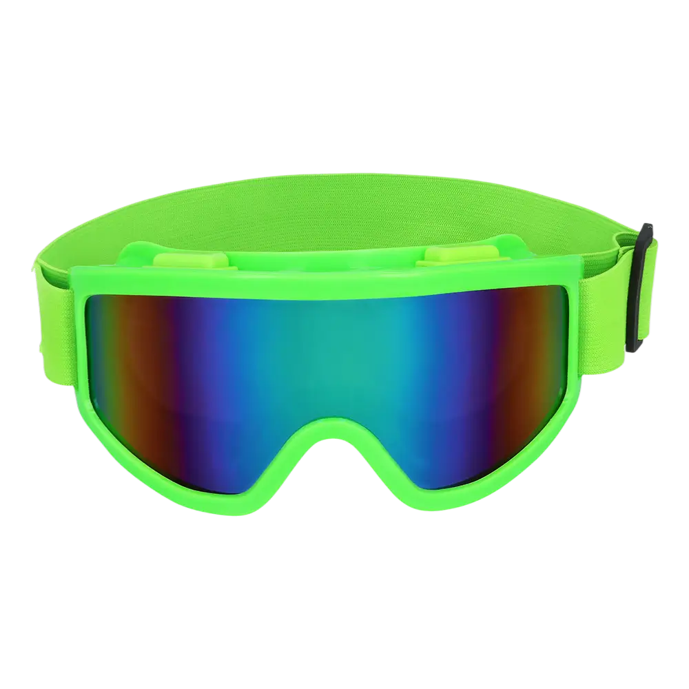 Gafas de esquí para fiestas y disfraces - Verde fluorescente