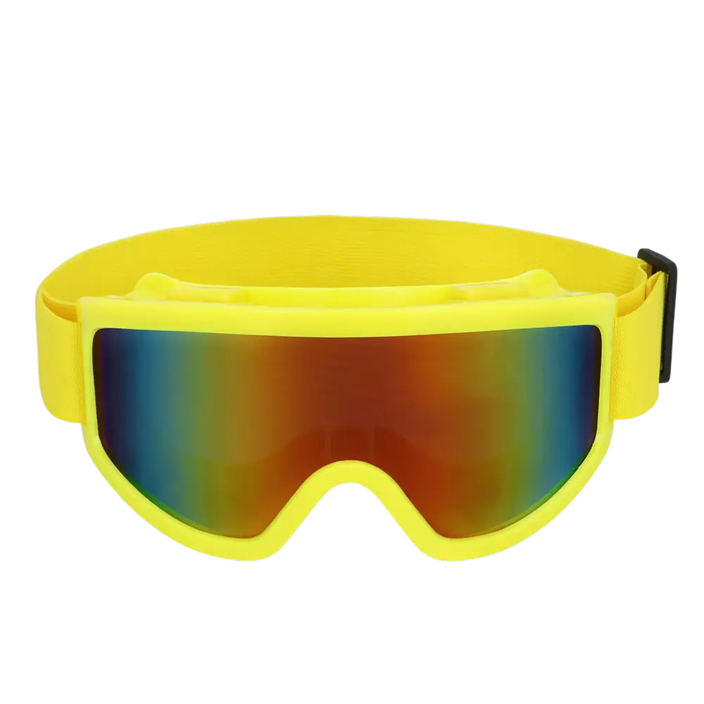 Gafas de esquí para fiestas y disfraces - Amarillo fluorescente