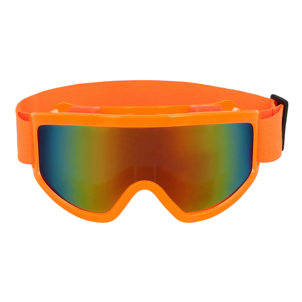Gafas de esquí para fiestas y disfraces - Naranja fluorescente