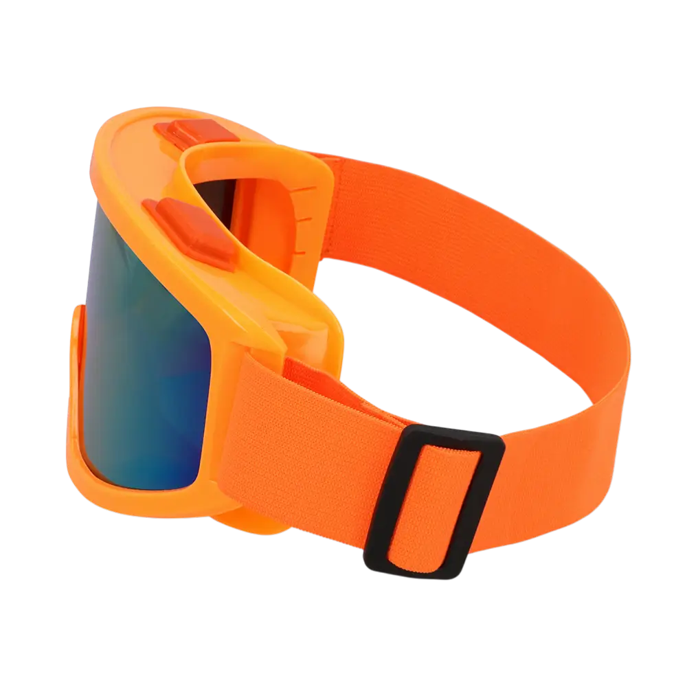 Gafas de esquí para fiestas y disfraces - Naranja fluorescente