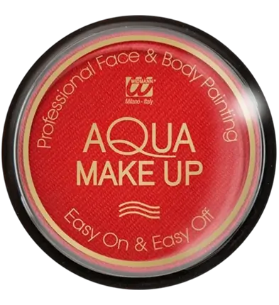 Maquillaje Cara Agua Roja - Aqua Makeup 10 ml - Cumpleaños Carnaval Halloween Supporter