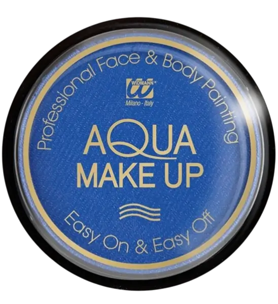 Maquillaje Aqua Azul Oscuro 10 ml - Cumpleaños Carnaval Halloween Supporter
