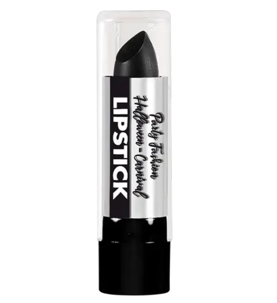 Barra de Labios Negra - Maquillaje Carnaval Halloween - 6 ml