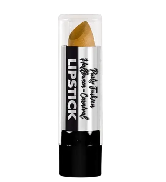 Pintalabios Dorado - Maquillaje Facial Carnaval de Halloween - 6 ml