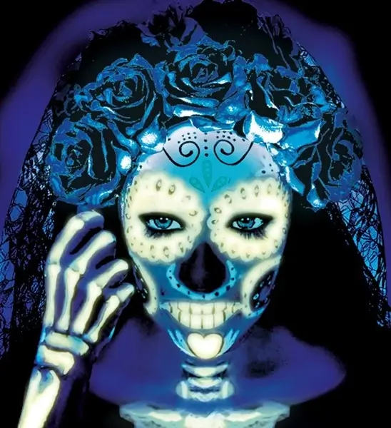 Barra de labios fluorescente UV - Maquillaje facial Carnaval de Halloween - 6 ml