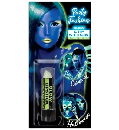 Barra de labios fluorescente UV - Maquillaje facial Carnaval de Halloween - 6 ml
