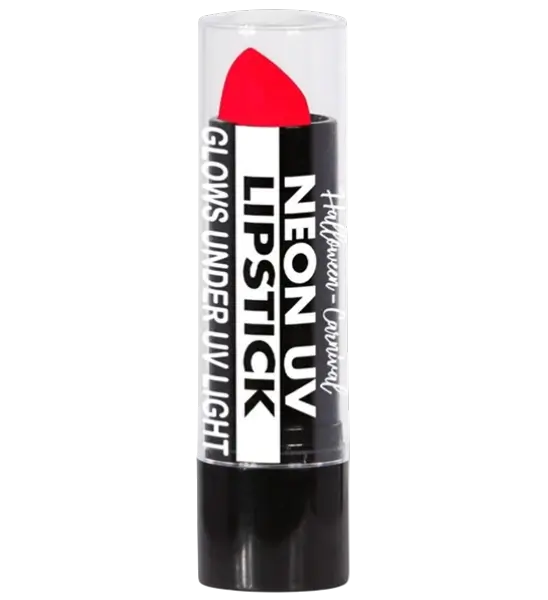 Barra de Labios Rosa Fluorescente UV - Halloween Carnaval Maquillaje Facial - 6 ml