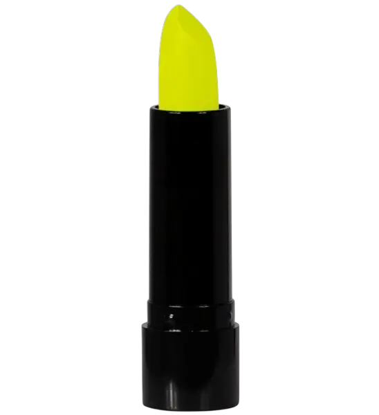 Barra de labios amarillo fluorescente UV - Halloween Carnaval Maquillaje Facial - 6 ml