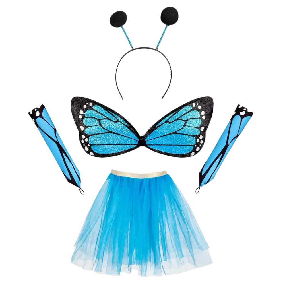 Kit infantil de disfraz de mariposa - Accesorios de carnaval