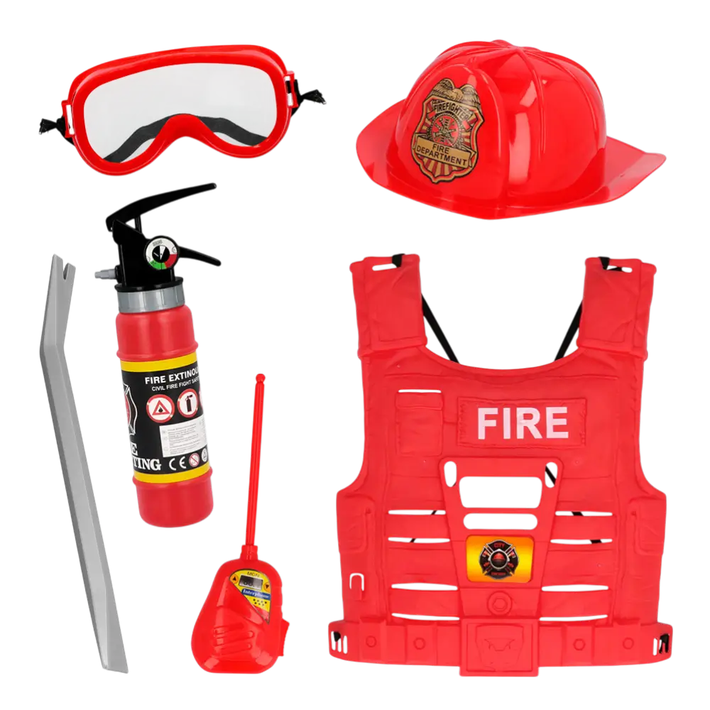 Kit de disfraz de bombero para niños - Accesorios de disfraces