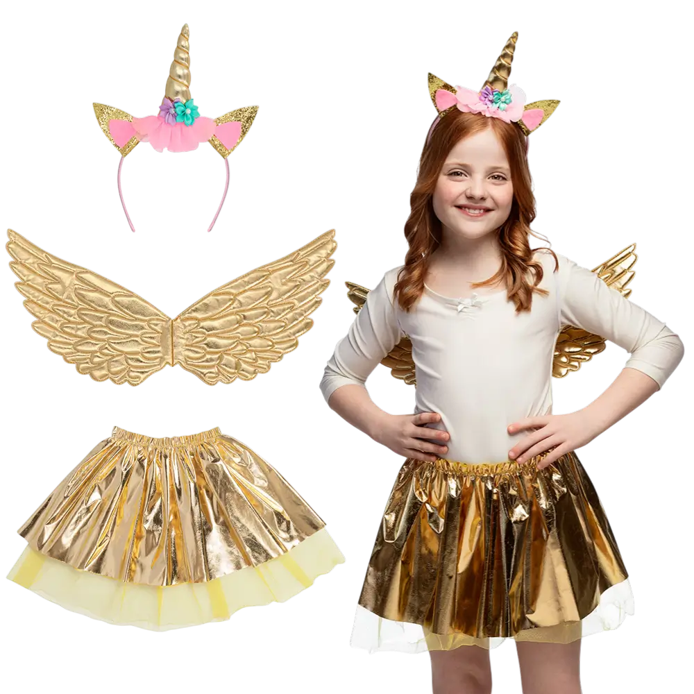 Kit Ángel Unicornio Infantil - Accesorios de disfraces