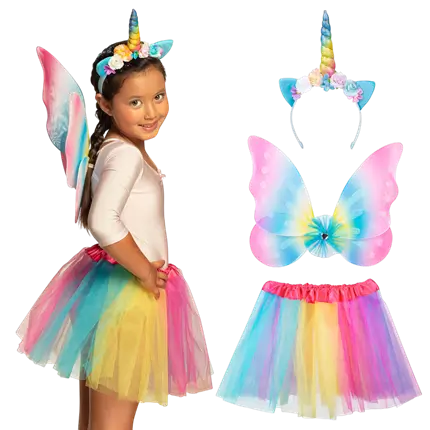 Kit de hada unicornio para niños - Accesorios para disfraces de hadas