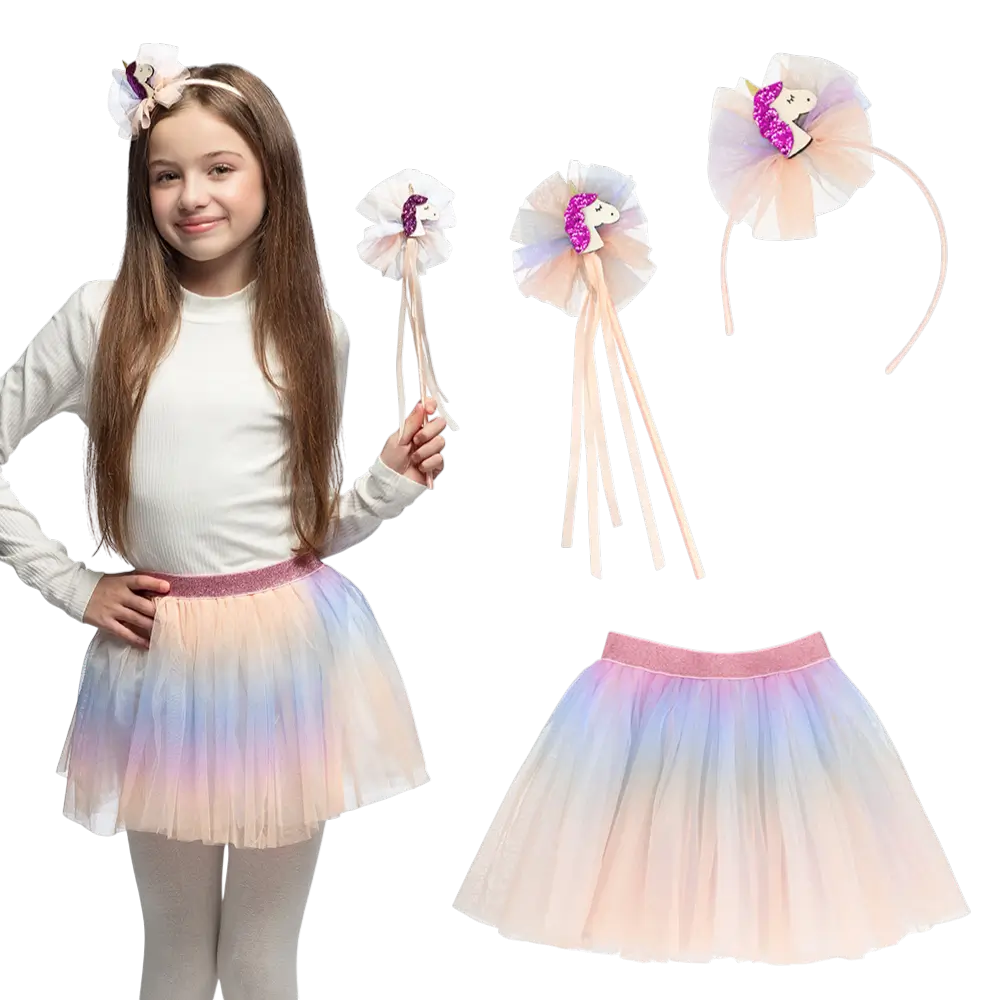 Kit Unicornio Pastel - Accesorios Disfraz Unicornio