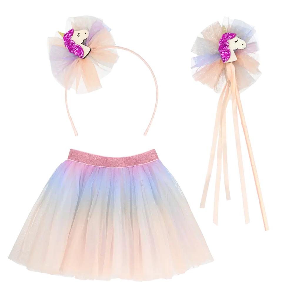 Kit Unicornio Pastel - Accesorios Disfraz Unicornio