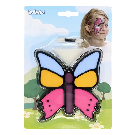 Paleta de maquillaje infantil mariposa - Kit Maquillage Carnaval